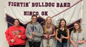 Minco Band Students Given Honors